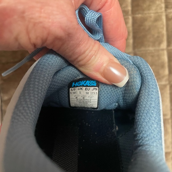 HOKA Women's Running Shoes, Blue Fog Plein Air, 6.5 Gently used - Picture 8 of 9